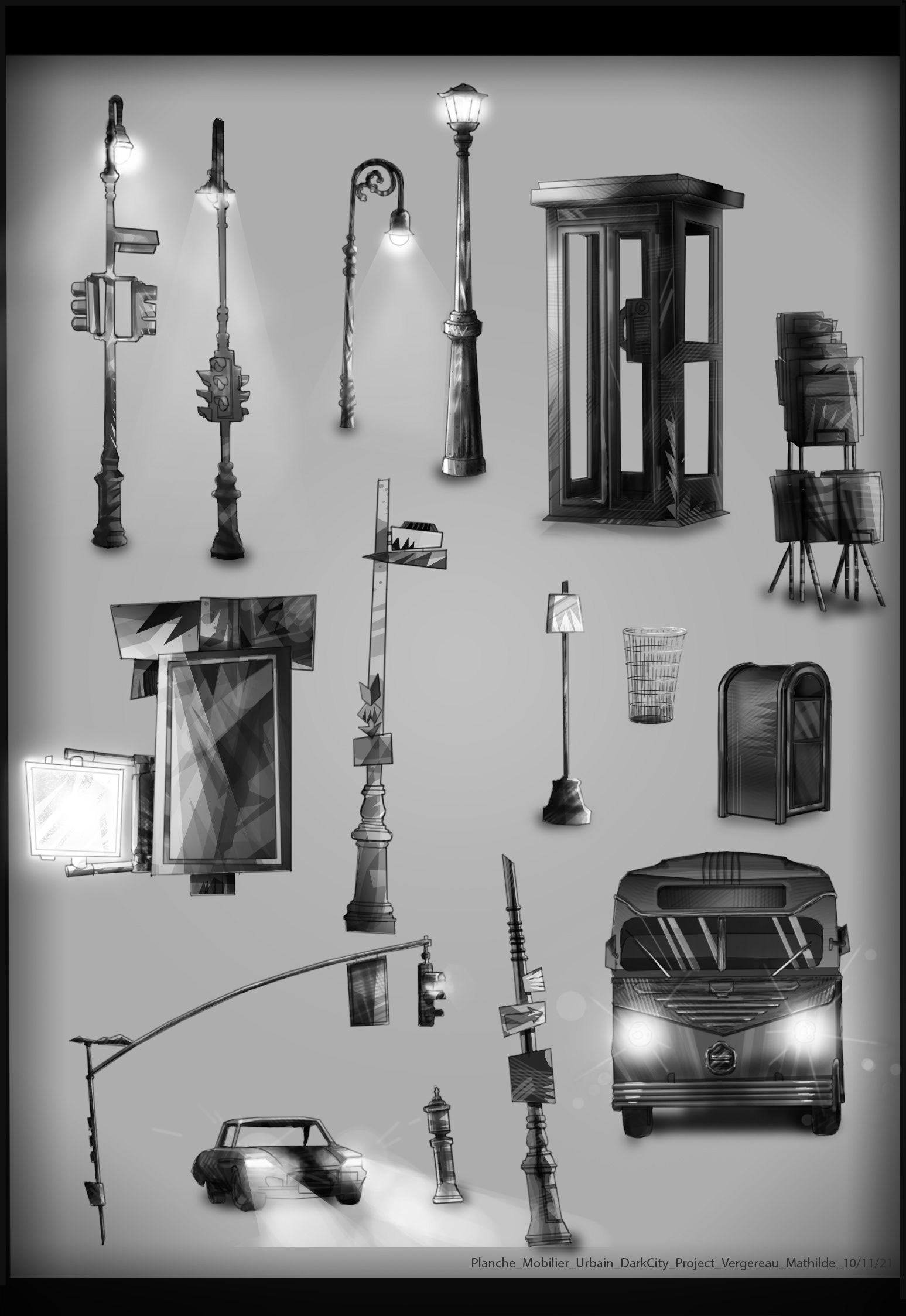 Dark City - Props Design